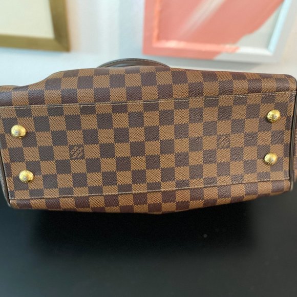 Louis Vuitton Trevi Pm Damier Ebene Leather Shoulder Bag - Picture 4 of 5